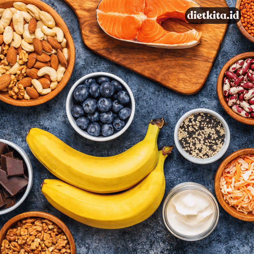 makanan anti stres diet